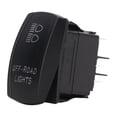 thumbnail image 1 of Rocker Switch, Minus40°C To +85°C 5Pin Lamp Switch Salt Spray Resistance  For Automobile For Yacht For Boat, 1 of 8