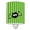 Green, variant on Caroline's Treasures BB9110CNL Halloween Bat Green Stripes Ceramic Night Light, 6x4x3", multicolor