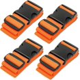 thumbnail image 1 of 4x Naranja Sangle Valise Voyage Rglables Sangles De Bagages Pour 20"-32",5cm/185cm, 1 of 5