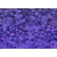 thumbnail image 1 of Ahgly Tapis Rectangulaire Lavable en Machine Intérieur Transitionnel Aztech Violet, 5 Pieds x 7 Pieds, 1 of 7