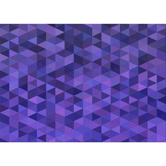 Ahgly Company Indoor Rectangle Patterned Aztech Purple Area Rugs, 2' x 3'