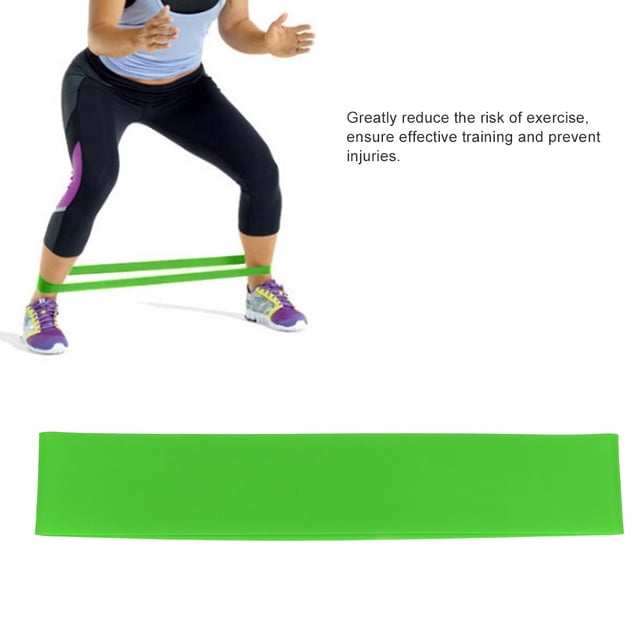 BANDAS BANDA DE Resistencia Elástica Banda Muscle Fitness Band Band Yoga Abrenamiento Tire de Cuerda Verde