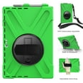 thumbnail image 2 of XYX Case for 12.3 inch Microsoft Surface Pro 7 Plus/Pro 7/Pro 6/Pro 5/Pro 4 with 360 Degree Rotating, Hand Strap, Shoulder Strap, Green, 2 of 7