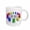 White, variant on 3drose, Lollipop Clock, 11oz Mug