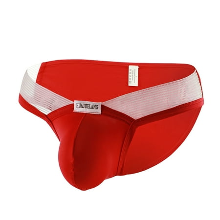 

EUHDSSDE Follure Men Sexy Underwear Briefs Low Waist Sexy Solid Color Underpants