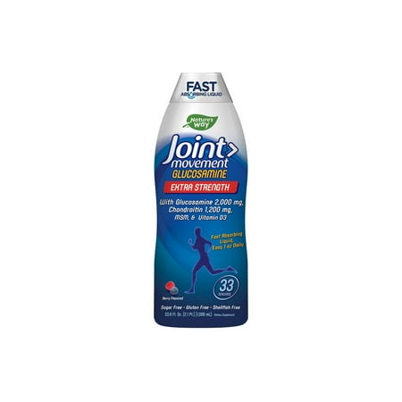 Nature's Way Extra Strength Joint Movement Glucosamine Natural Berry - 33.8 oz
