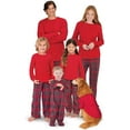 thumbnail image 1 of Womens Flannel Pajamas Sets - Holiday Plaid Flannel Pjs for Women, 1 of 4