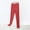 Red#2, variant on Drovellove Women's Checkered Plaid Long Pajama Pants - Cropped Pants Elastic Waist Casual Lounge Pants for Home or Relaxed Days