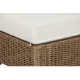 thumbnail image 2 of Better Homes & Gardens Bellamy Outdoor 2pk Ottomans, Natural Wicker/Cream Cushion, 2 of 10