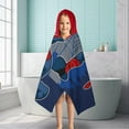thumbnail image 6 of Kids Bath Towels Cartoon Spider-Man Kids Towels Bath 60" x 35" Boy Kids Bath Towels Boy Kids Hooded Bath Towel Red Bath Towels for Kids Hooded Bath Towels for Kids Ages 4-8 Boys Bath Towel, 6 of 7