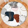 thumbnail image 2 of Charming Floral Tablecloth with Elastic Closure, Bohemian Style for Tables Up to 56 Inches, Stain Resistant, 2 of 7