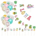 thumbnail image 2 of 1 Set Hawaii Banner Cake Topper Balloon Delicate Creative Party Supplies, 2 of 5