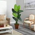 thumbnail image 4 of Nearly Natural 5.5ft. Travelers Palm Artificial Tree in Brown Planter, 4 of 4