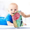 thumbnail image 5 of 3 Pack Vintage Watercolor Birds Flower Baby Muslin Wash cloths, Retro Color Florals Soft Absorbent Face Towels Burp Cloths Cotton Bath Wipes Infant Wash Cloth for Newborn Boys Girls, 5 of 7