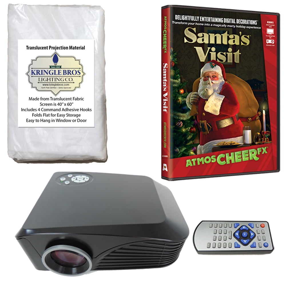 christmas digital decoration kit includes 800 x 600 resolution projector kringle brothers high resolution window rear projection screen and atmoscheerfx - Christmas Digital Decorations christmas digital decoration kit includes 800 x 600 resolution projector kringle brothers high resolution window rear projection screen and atmoscheerfx - Christmas Digital Decorations