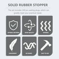 Rubber Temperature Testing FOMIYES 100Pcs White Rubber Test Tube Plugs Durable Laboratory Sealing ...