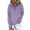 Purple, variant on cocolona Womens 2025 Hoodie Fall Winter Long Sleeve Button Collar Hooded Sweatshirts Oversized Hoodies Trendy Pullover Tops