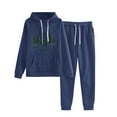 thumbnail image 4 of QATAINLAV Christmas Sweatsuit for Women Long Sleeve Hoodies & Sweatpant 2 Piece Jogger Sets Xmas Graphic Athletic Tracksuit, Blue, XL, 4 of 6