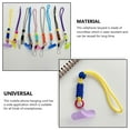 thumbnail image 2 of Maoww Mobile Phone Lanyard Adjustable Reusable Neck Hanging Rope with Hook Microfiber Safety Straps Accessory Picnic Running Type 6, 2 of 7