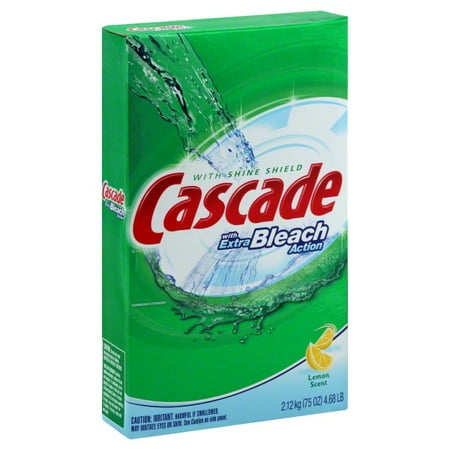 Cascade Powder Lemon W/bleach 75 Oz