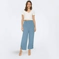thumbnail image 4 of RPVATI Womens Lightweight Pants with Pockets High Waist Comfy White Gauze Pants Casua Lightweight Loose Trousers Sky Blue XXL, 4 of 7