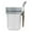 Gray, variant on Weloille Overnight Oats Container with Lid and Spoon-Overnight Oats Jar -Portable Jar for Cereal Container Capacity 350ml