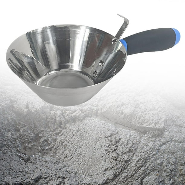 Cuchara de acero inoxidable para , cucharón, pala para trabajo pesado, para manipulación de materiales en exteriores y albañilería