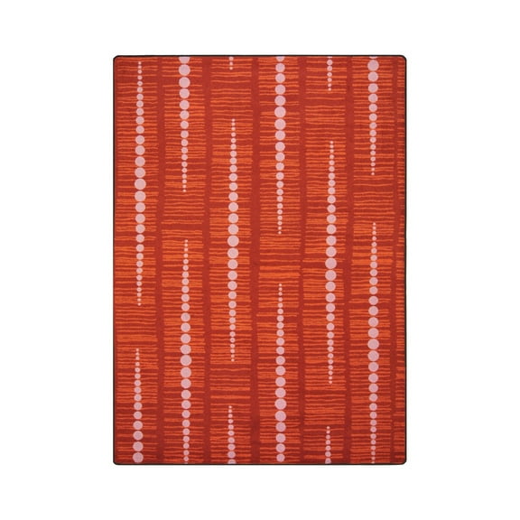 Kid Essentials - Teen Area Rugs Recoil, 5'4" x 7'8", Red