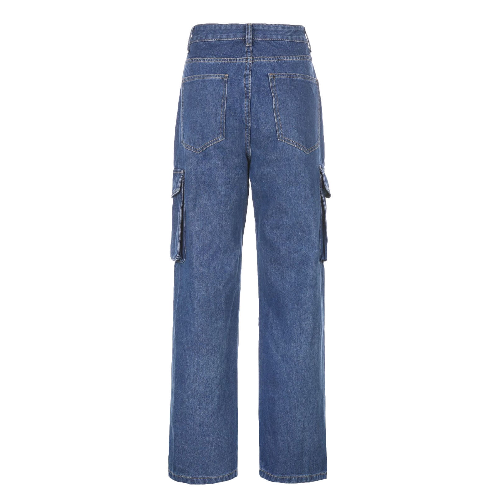 UTSJKR Women's Trendy Streetwear Jeans High Waist Straight