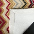 thumbnail image 4 of SAFAVIEH Wyndham Joanna Chevron Wool Area Rug, Red/Multi, 8' x 10', 4 of 8