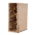 thumbnail image 1 of Japanese Style Street Rear Lane Bookcase DIY Wooden Assembled Model Bookshelf - New London Lane, 1 of 1