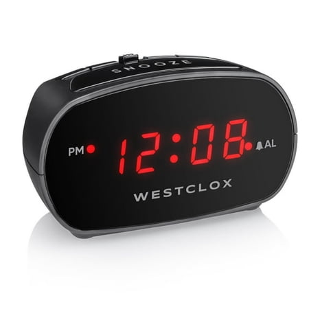 Grace Paws Basic Digital LED Alarm Clock Adjustable Alarm Volume Snooze