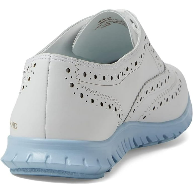 Cole Haan Zerogrand Wing Ox Closed Hole II Optic White/Oxford Blue