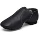 thumbnail image 1 of Zapatos Jazz Stelle Unisex Deslizables de Cuero Negro 5MB, 1 of 7