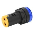 thumbnail image 4 of Signal Light 10Pcs BERM LED Power Indicator Light  PC Flame Retardant Shell 22mm Diameter 380V AD16-22D/S Blue, 4 of 8