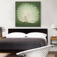 thumbnail image 2 of ARTCANVAS Peacock Canvas Art Print by Ohara Koson - Size: 36" x 36" (0.75" Deep), 2 of 9