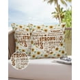 thumbnail image 6 of Outdoor Throw Pillow Cover Heart Shaped Words with Sunflowers Waterproof Cushion Covers 2 Pack Farm Wood Plank Pillow Cases Home Decoration for Patio Garden Couch Sofa, 6 of 6