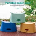 thumbnail image 3 of Taburete plegable portátil para exteriores, banco de silla de plástico antideslizante para baño, acampada, viajes, pesca Scienceny HA000903-01B, 3 of 6