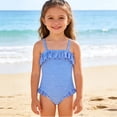 thumbnail image 2 of Niños Lugar Traje de Baño Niñas Moda Impresión Traje de Baño Onesie para 4-8 Años Niñas Niñas Traje de Baño Vacaciones en la Playa, 2 of 9