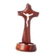 thumbnail image 4 of Estatua de cruz de Jesús Crucifijo de interior con base Decoración Adorno de mesa de madera S, 4 of 9