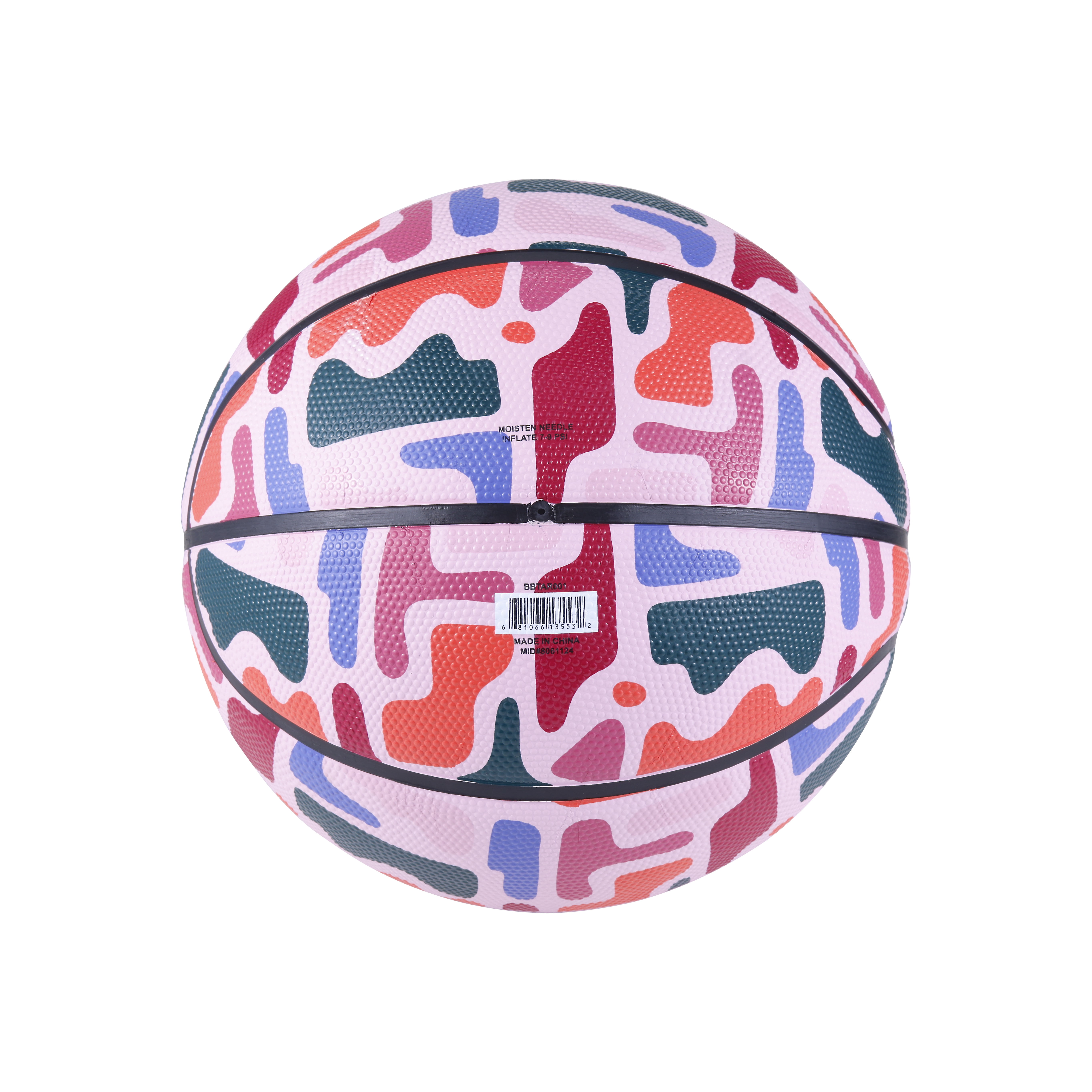 Angel Reese Signature Basketball 28.5” – Outdoor Rubber Ball for Youth & Teens, Colorful Street Style Design, Intermediate Size 6, Official Grip & Bounce