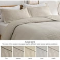 thumbnail image 4 of Quilts Queen Size - Queen Quilt Bedding Set Bedspread Coverlet for Farmhouse Bedroom Decor, Lightweight Bedspread, 3-Piece Set with 90"x96" Coverlet & 2 Pillow Shams, All-Season Soft Comforter, 4 of 16