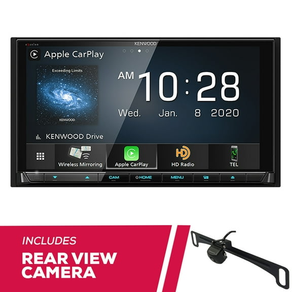 New Kenwood eXcelon DDX9907XR 6.8" DVD with Universal Rear View Camera