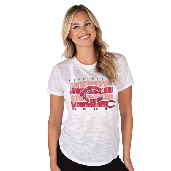 Women's Concepts Sport White Cincinnati Reds Infuse Knit Top