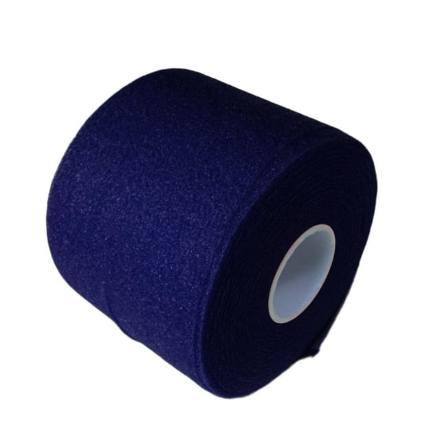 tamizeot Badminton Grip Cushion Wrap 22 Yards PU Tennis Racket Grip Tape Backing Film Violet Dark Blue