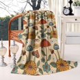 thumbnail image 2 of Colorful Mushroom Flower Light Pattern Blanket,Comfortable Soft Flannel Throw Blanket,All Season,Warm Lightweight Blankets for Sofa Bed Couch Living Room Chair,40"x50", 2 of 4