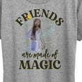 thumbnail image 3 of Disney Wish - Friends Are Made Of Magic - Women's Short Sleeve Graphic T-Shirt, 3 of 5