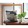 thumbnail image 2 of Signature Design by Ashley Casual Gibbend Pillow  Blue/Gray/White, 2 of 5