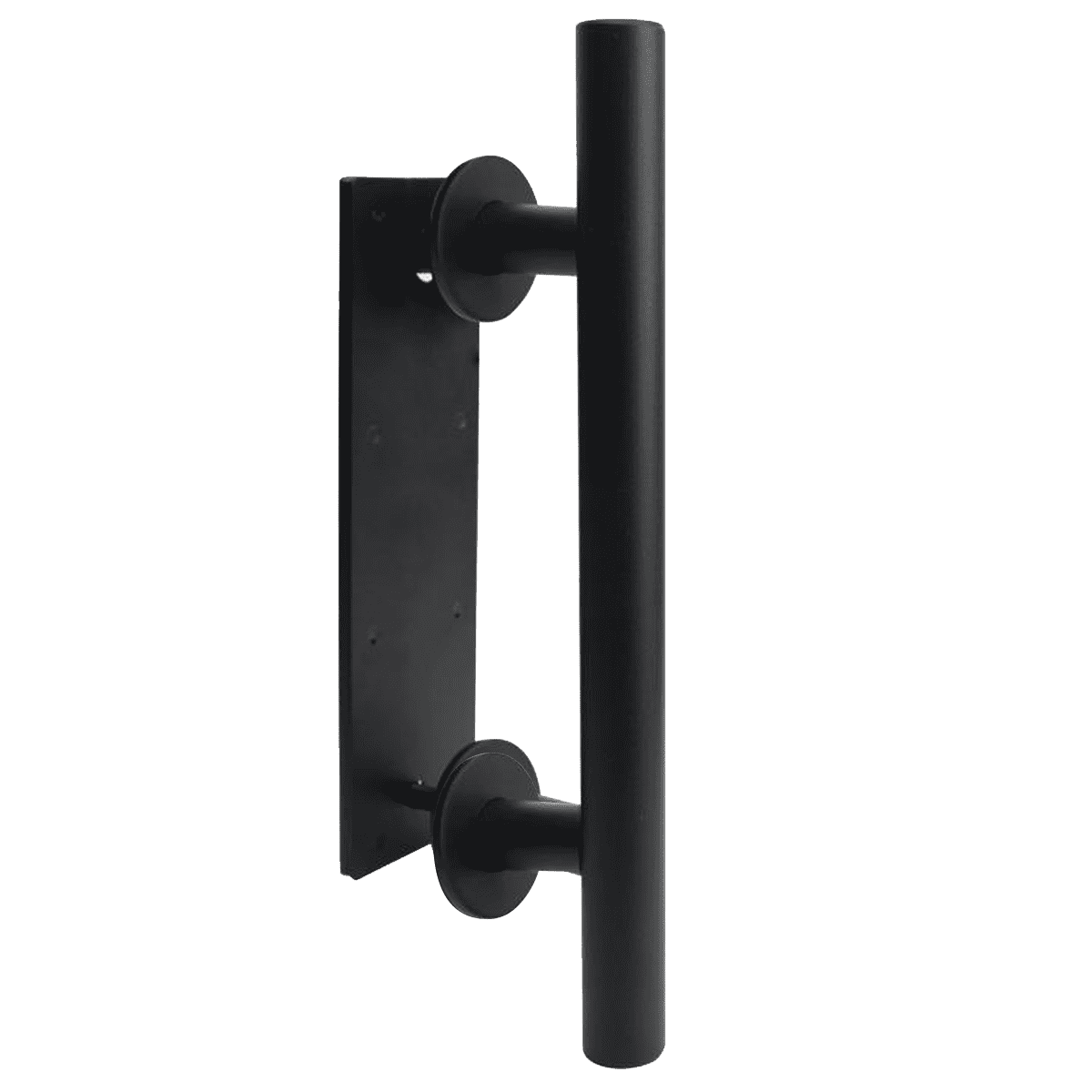 {12" Sliding Barn Door Pull Handles Set}, Heavy Duty Flat BackPlate