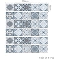 thumbnail image 5 of AILEGOU 3D Stair Stickers Decals Brick Staircase Decals Removable Tile Stair Risers Decals Decor Peel and Stick Stairs Bakeplash Decals for Stair 39.3Inch x 7.08Inch x 6Pcs(L105), 5 of 5